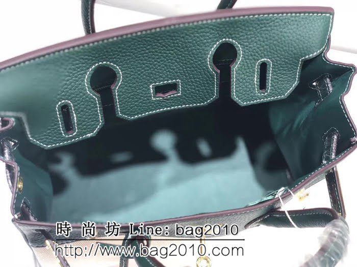 愛馬仕Hermes原版帆布配原版皮鉑金包 時尚手提包 0AM1103